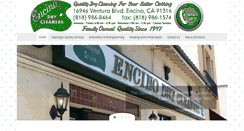 Desktop Screenshot of encinodrycleaners.net